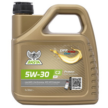 Motorolja 5W-30 C2 Helsyntetisk 4 L Basta